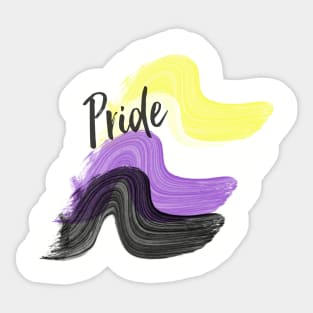 Non-Binary Pride Sticker